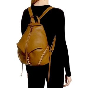 Rebecca Minkoff Julian Backpack leather bag - Military color 🌻